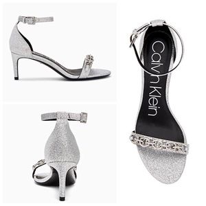 Calvin Klein Sparkling Sandal Heels